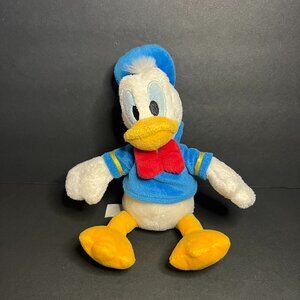 Disney Store Donald Duck w/ Blue Sailor Outfit Collectible Plush Figure Toy 9"